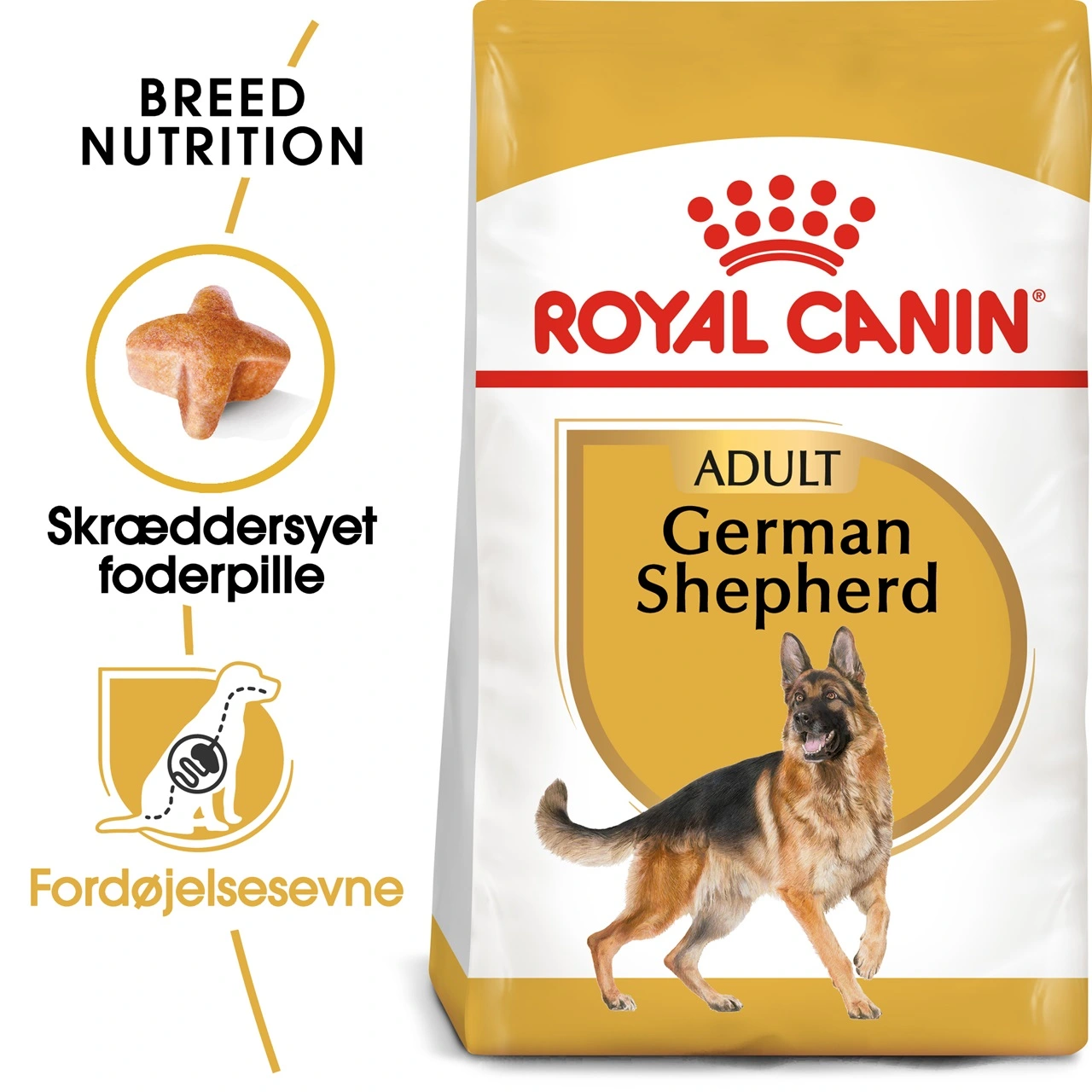 Royal Canin German Shepherd Adult 11 kg - tørfoder til voksne hunde